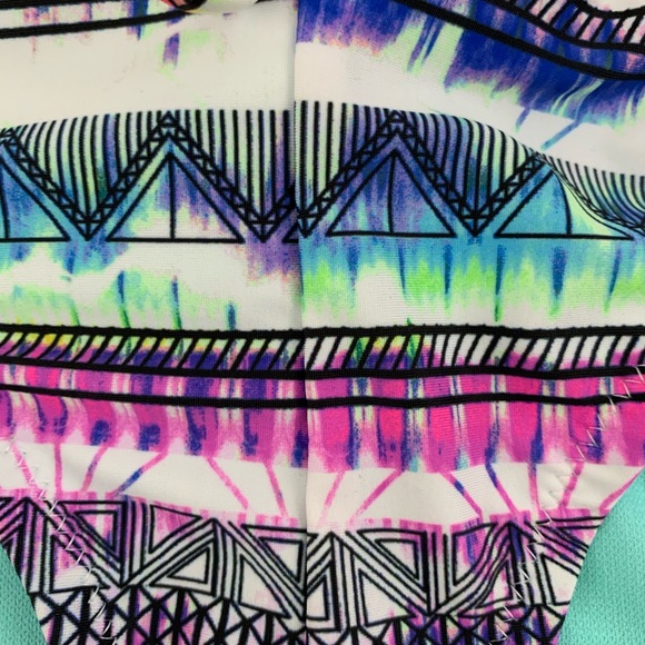 Jessica Simpson Limelight Tribal Bikini Bottom S16 - Picture 4 of 9